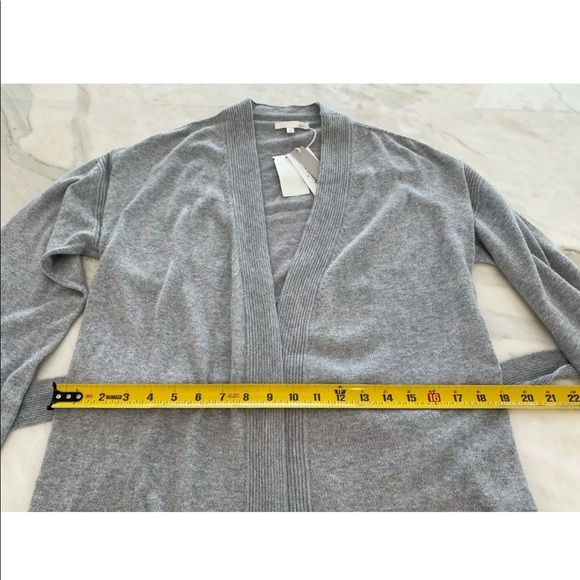 SKIN VALORA HEATHER GRAY COTTON KNIT ROBE SIZE SMALL NWTS! - Picture 8 of 11